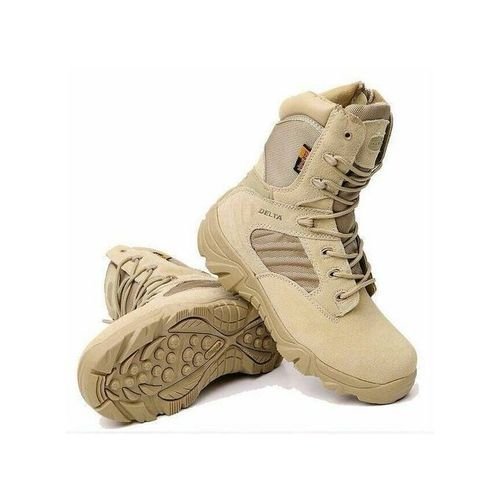 Delta MILITARY DESERT COMBAT BOOTS - BEIGE/BROWN.